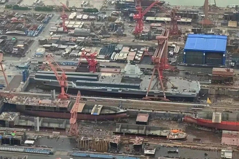 Новый китайский авианосец 003