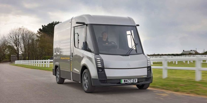 Электромобиль для перевозки продуктов