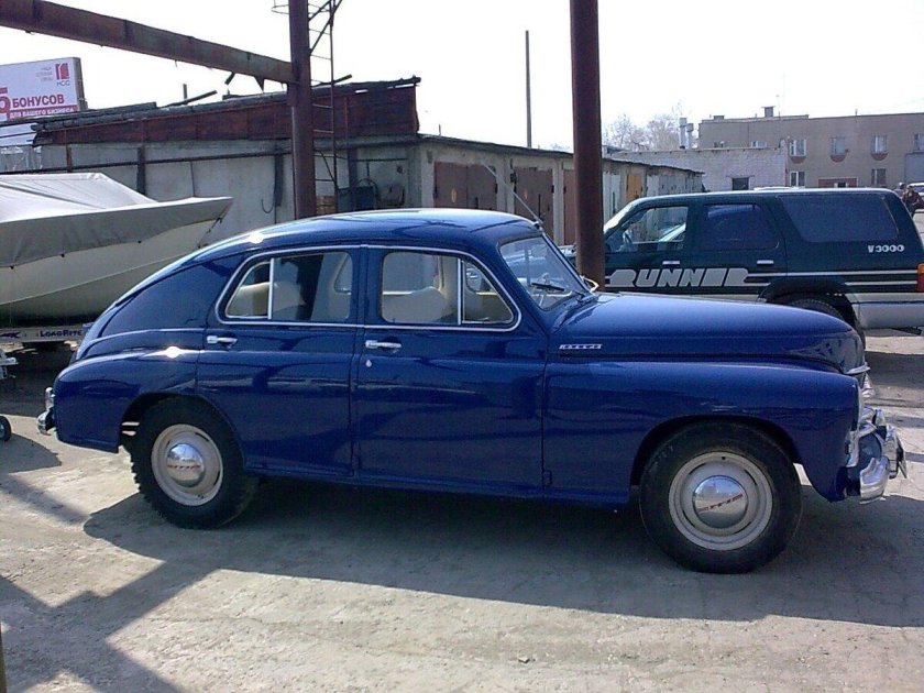 ГАЗ м20 голубая