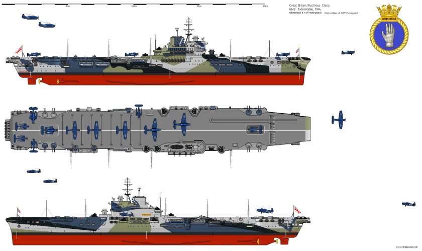 Авианосец Илластриес 1940