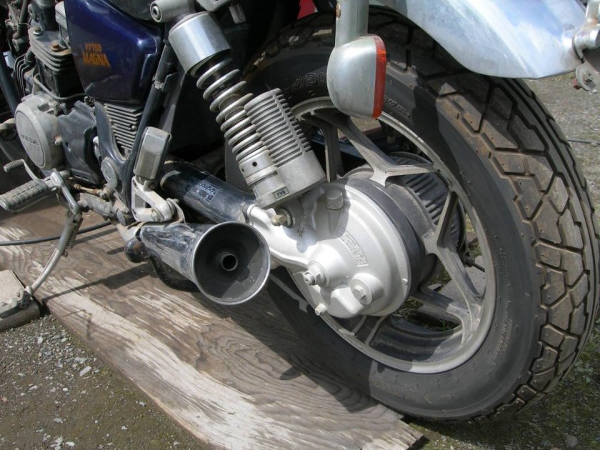 Ямаха 750 на кардане