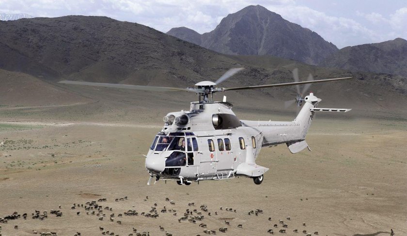 As332 super Puma aircraft