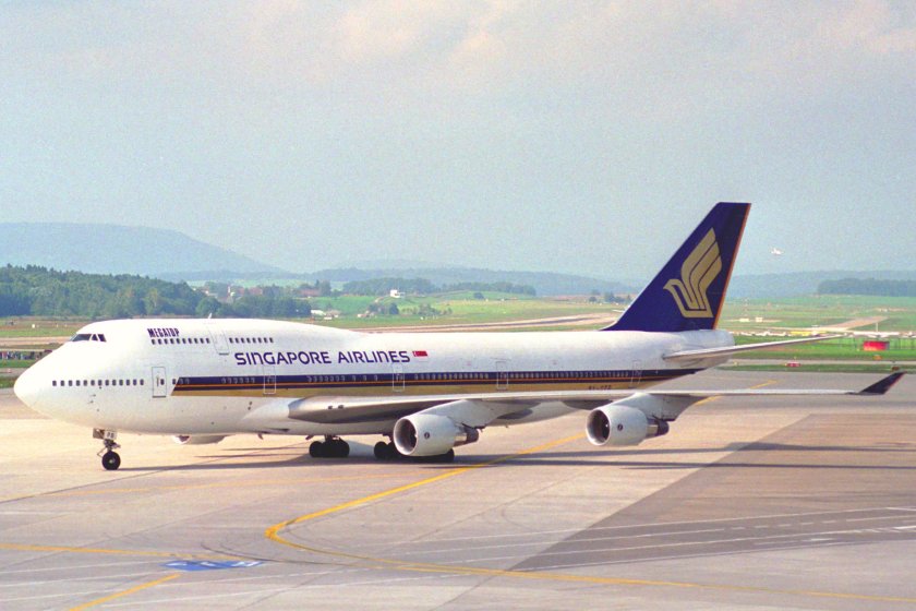 Boeing 747-400 singapore airlines