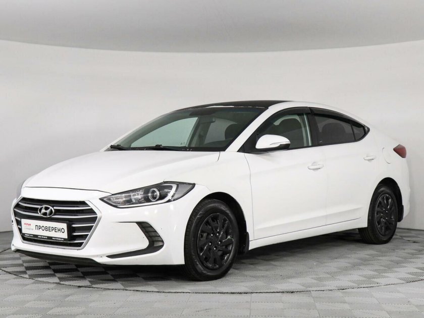 Хендай элантра 2018 белая