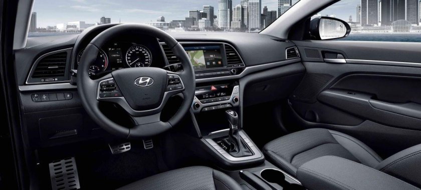 Хундай Элантра 2018 салон