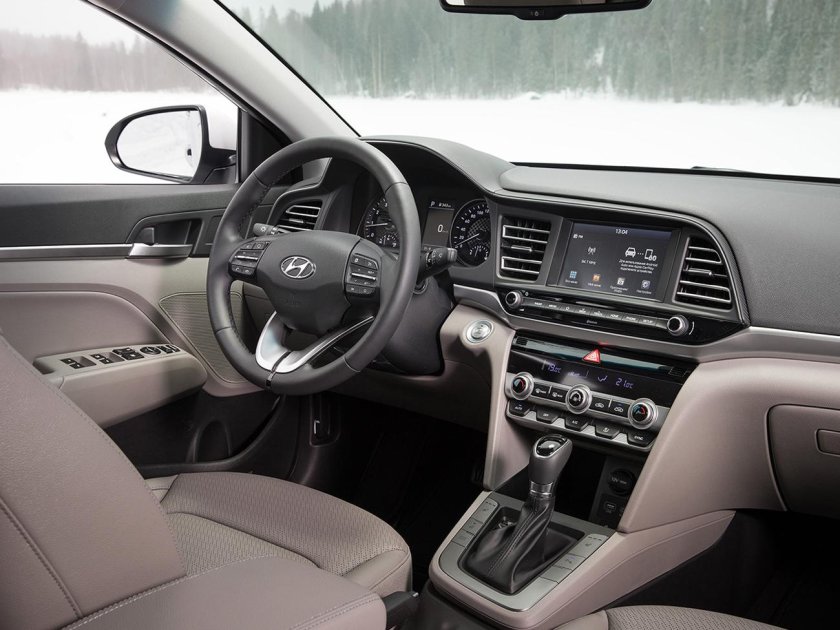 Элантра 6 Рестайлинг салон