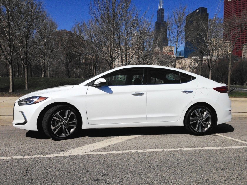 Элантра 2018 белая литьё