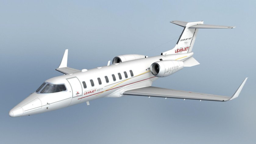 Самолёт bombardier learjet