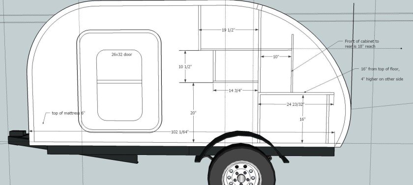 Прицеп автодом габариты