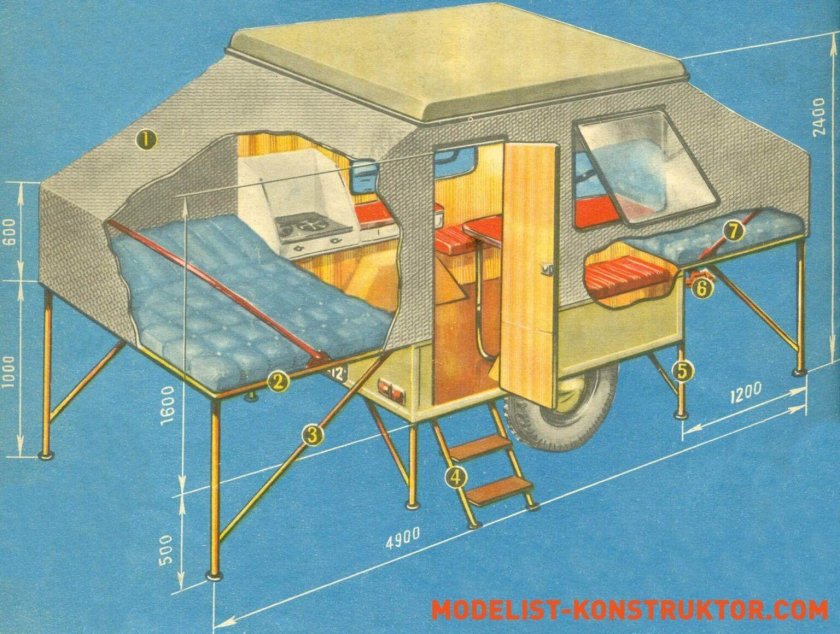 Самодельный прицеп капля