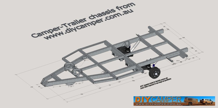 Прицеп шасси off Road
