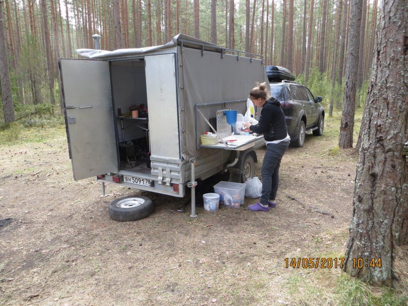 Прицеп МЗСА переделка под кемпер