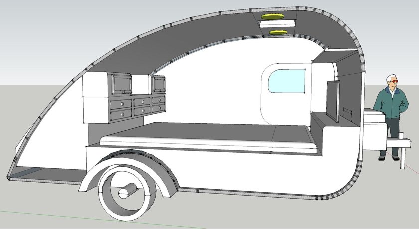 Прицеп капля автодом Mink