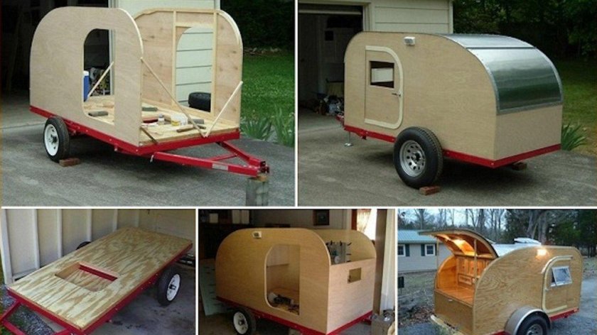 Прицеп автодом для легковых автомобилей самодельный