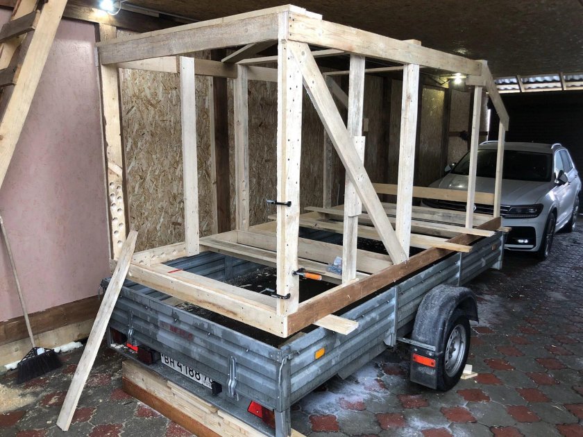 Жилой модуль в прицеп МЗСА