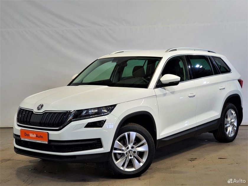 Шкода Кодиак 2020 белая