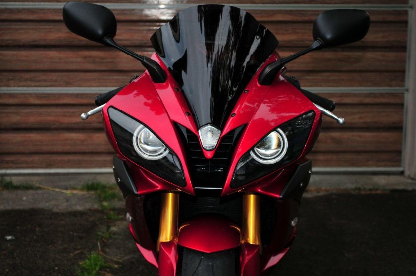 Yamaha r6 красная