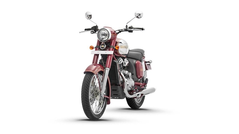 Мотоцикл Ява вид спереди