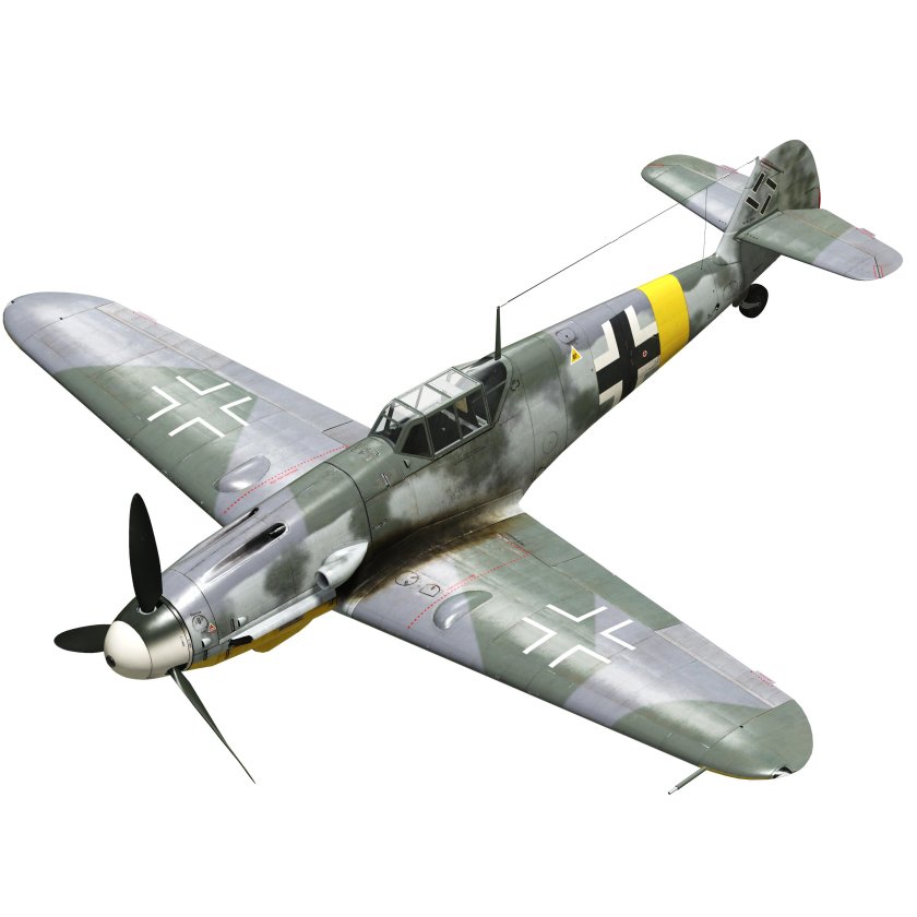 Сборная модель немецкий истребитель мессершмитт