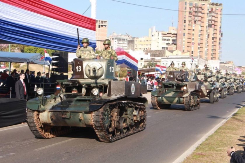 Боливия-парагвайская война армия танки