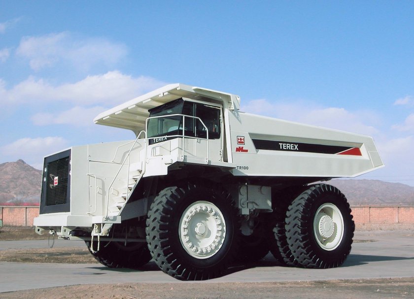 Самосвал Terex tr100