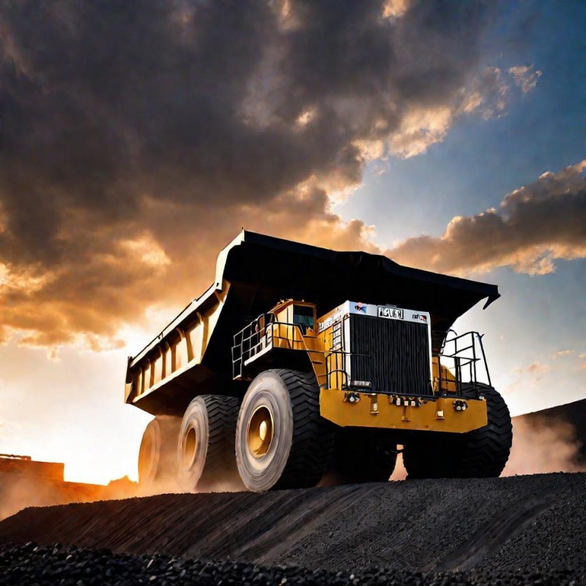 Карьерный самосвал катерпиллер