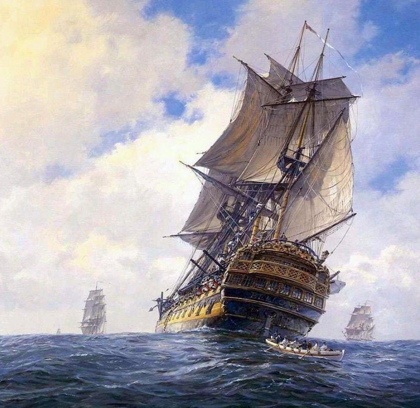 Линейный корабль парусный