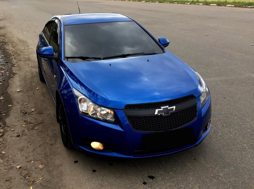 Шевроле Круз седан синий