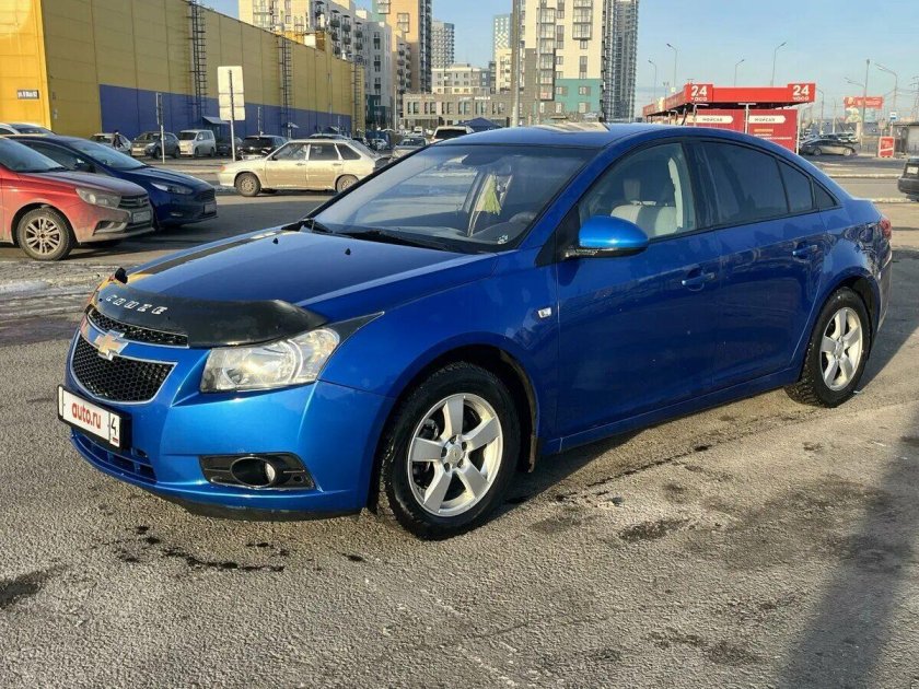 Шевроле круз синий