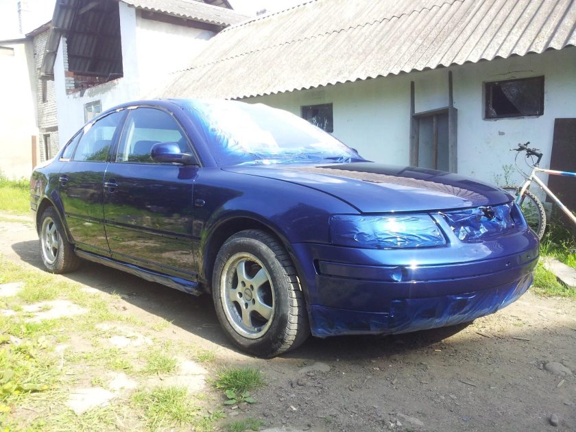 Пассат б5 синий