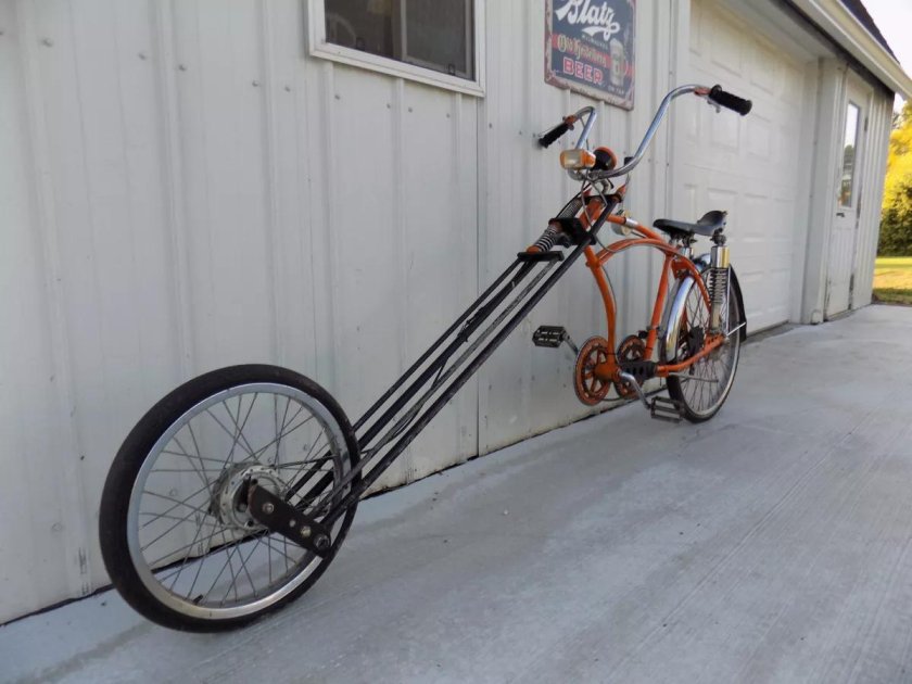 Кастомный велосипед чоппер