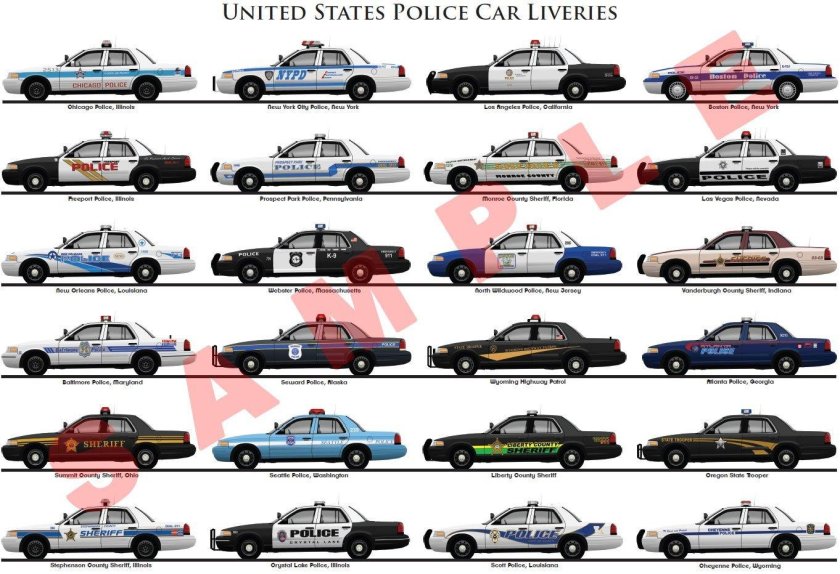 Эволюция полицейских машин