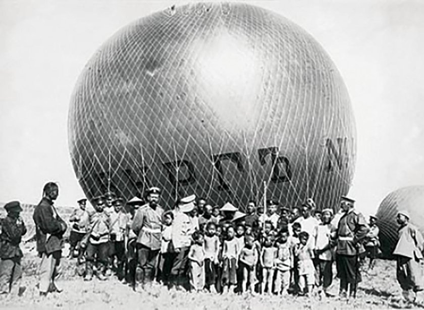 Полет Менделеева на воздушном шаре 1887