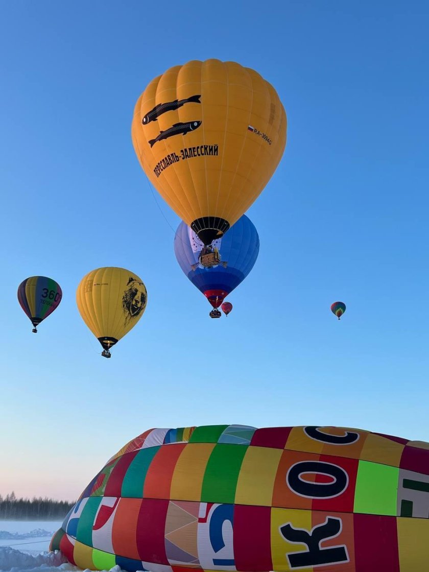 Воздушные шары в небе