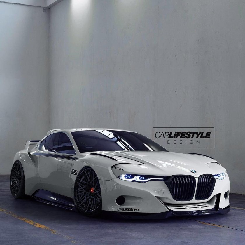 BMW 3.0 CSL hommage Concept чёрная