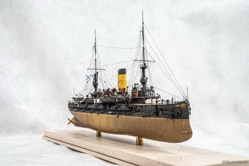 Модель броненосец князь суворов