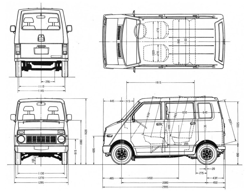 Хонда Кей кар габариты