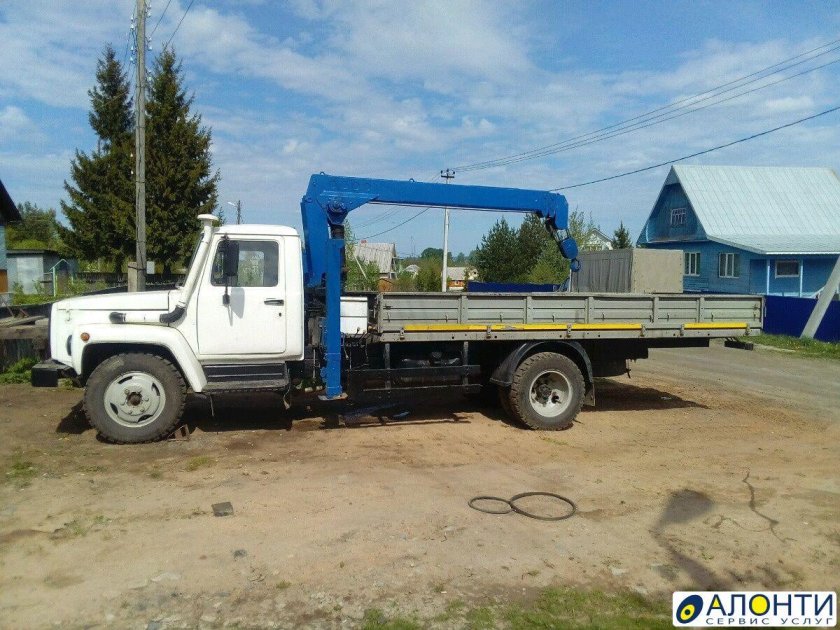 ГАЗ 3307 манипулятор