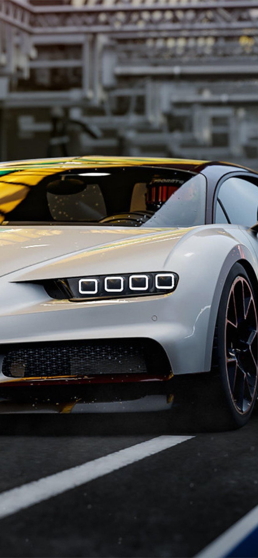 Bugatti Chiron обои 4k