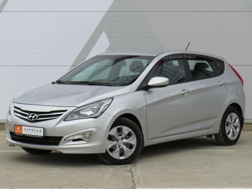 Хендай Солярис 2016 серебристый