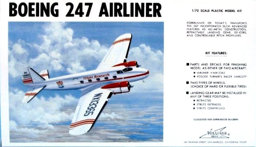 Boeing 247 airliner