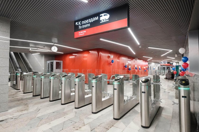 Турникеты Аэроэкспресс Павелецкий вокзал
