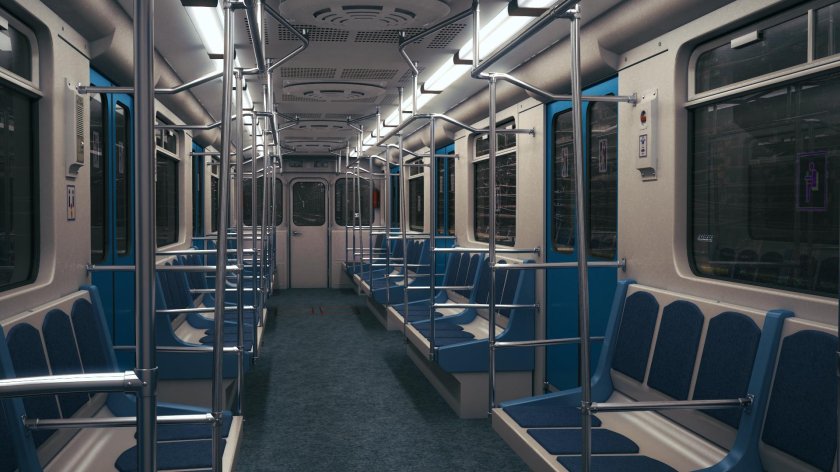 Метровагон Русич внутри