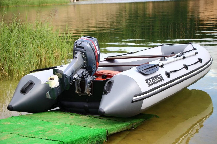 Лодка ПВХ 340 С мотором Ямаха 9.9
