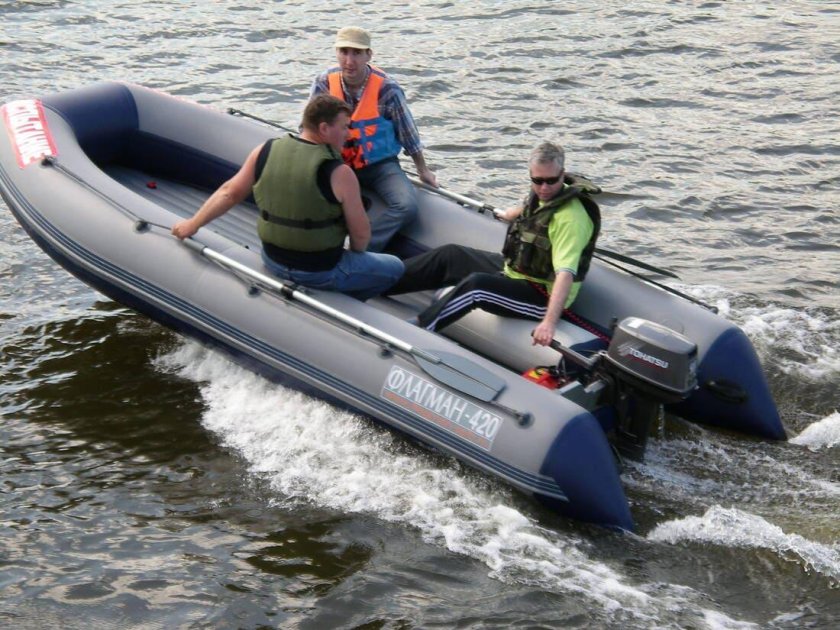 Лодка ПВХ флагман 420