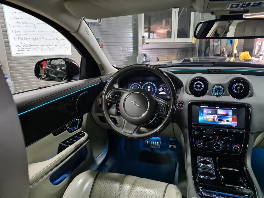 Jaguar xj 2009 салон