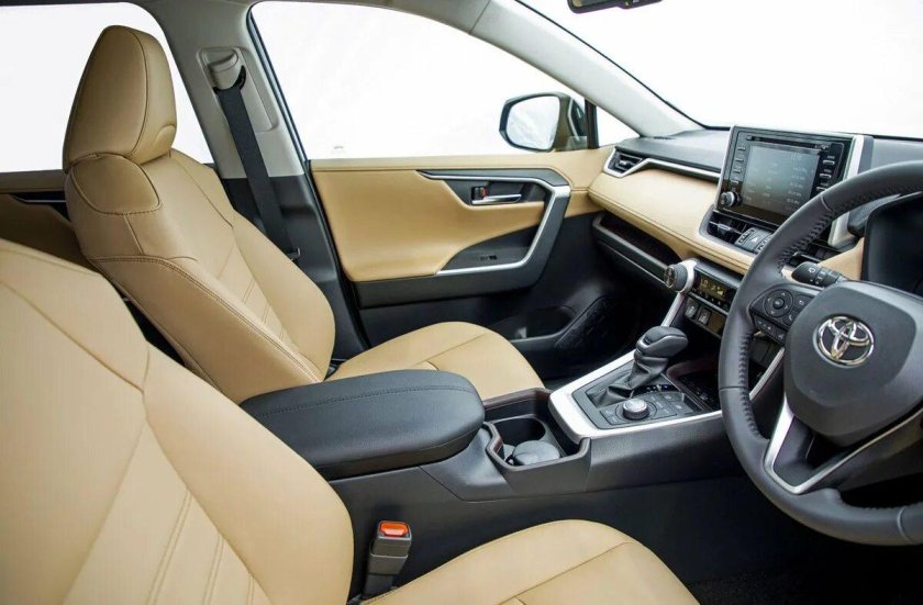 Тойота рав 4 светлый салон