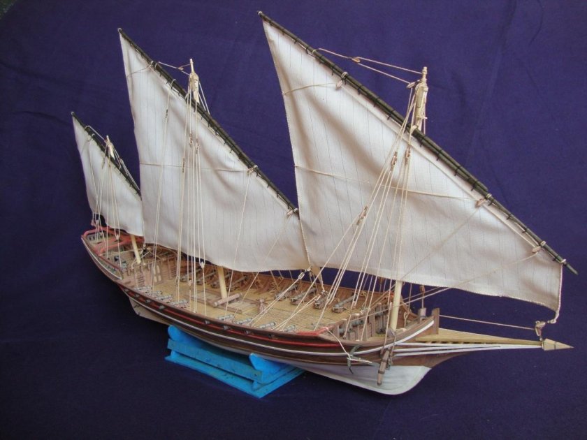 Парусный корабль шебека