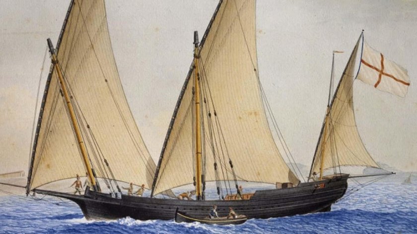 Карибская шебека корабль