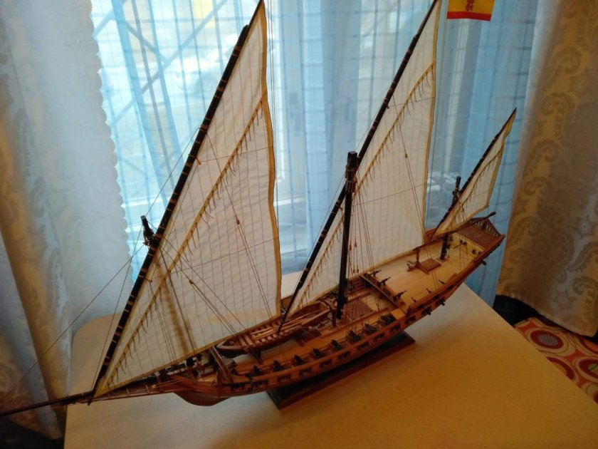 Парусный корабль шебека